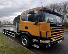 2002 Scania 114 380 Flatbed Truck  